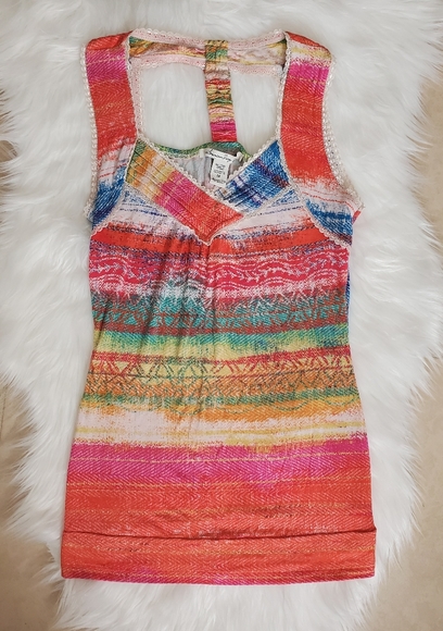 American Rag Multi colored Tank Top - Picture 2 of 6